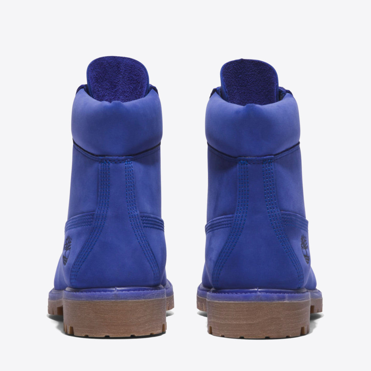 TIMBERLAND Mens 6-Inch Premium Waterproof Boot Bright Blue Nubuck - Image 5