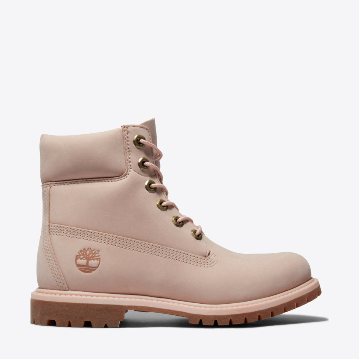 TIMBERLAND Womens 6-Inch Premium Waterproof Boot Light Pink - Image 1