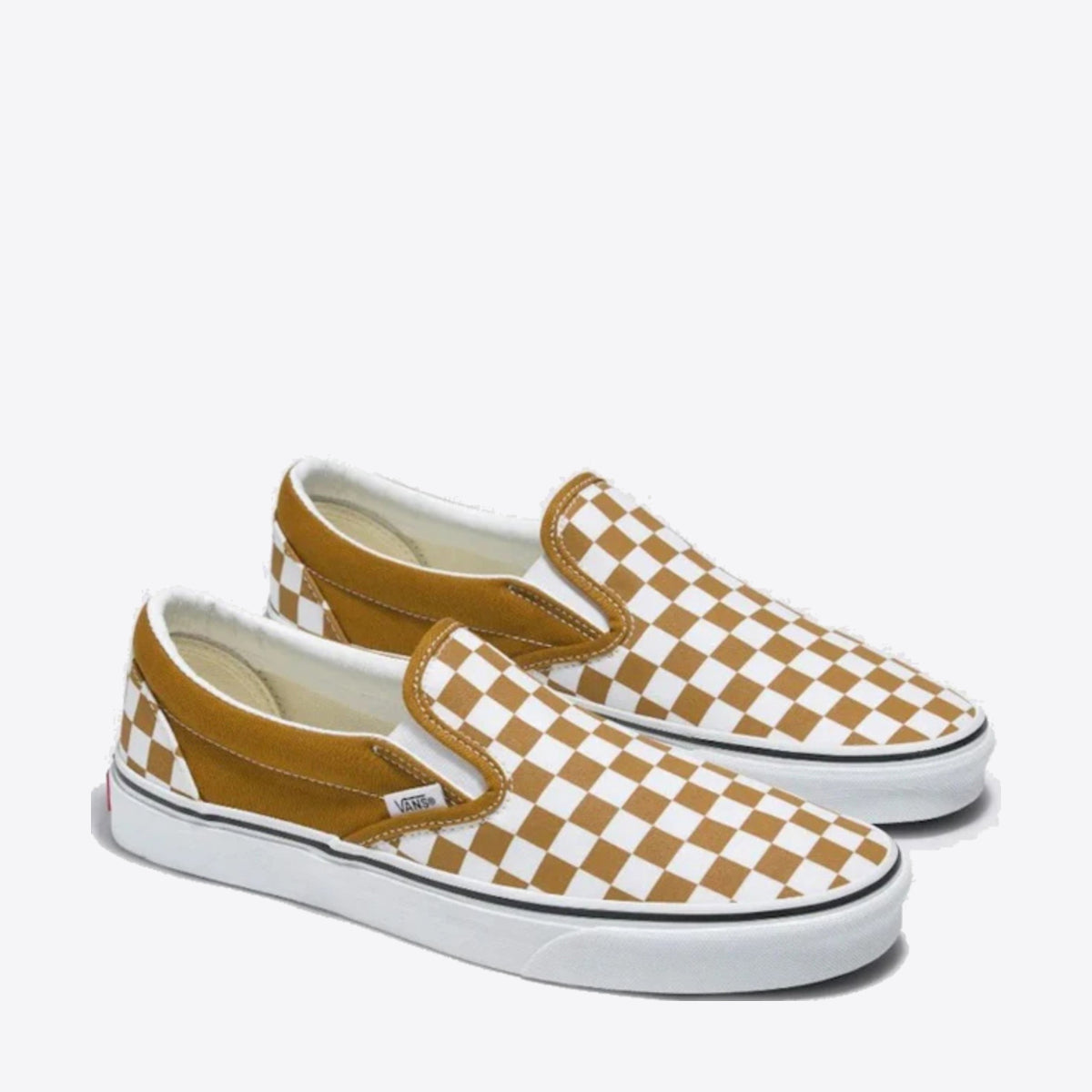 VANS Classic Checkerboard Colour Theory - Unisex Golden Brown - Image 2