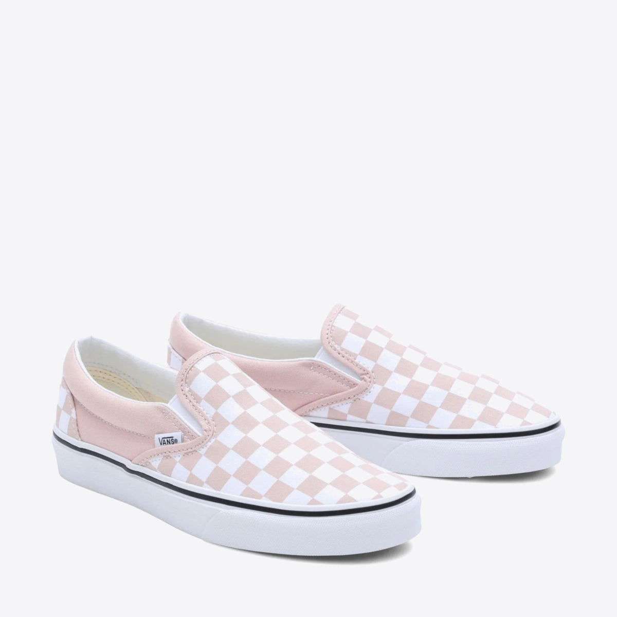 VANS Classic Slip-On Color Theory Checkerboard - Women's Rose Smoke - Image 5