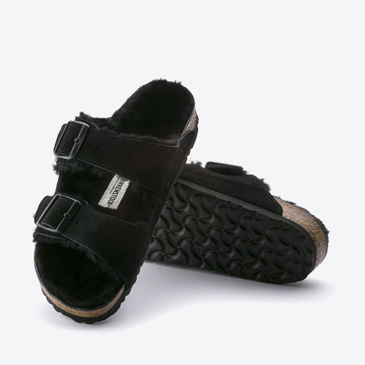 BIRKENSTOCK Arizona Shearling - Unisex Black - Image 6