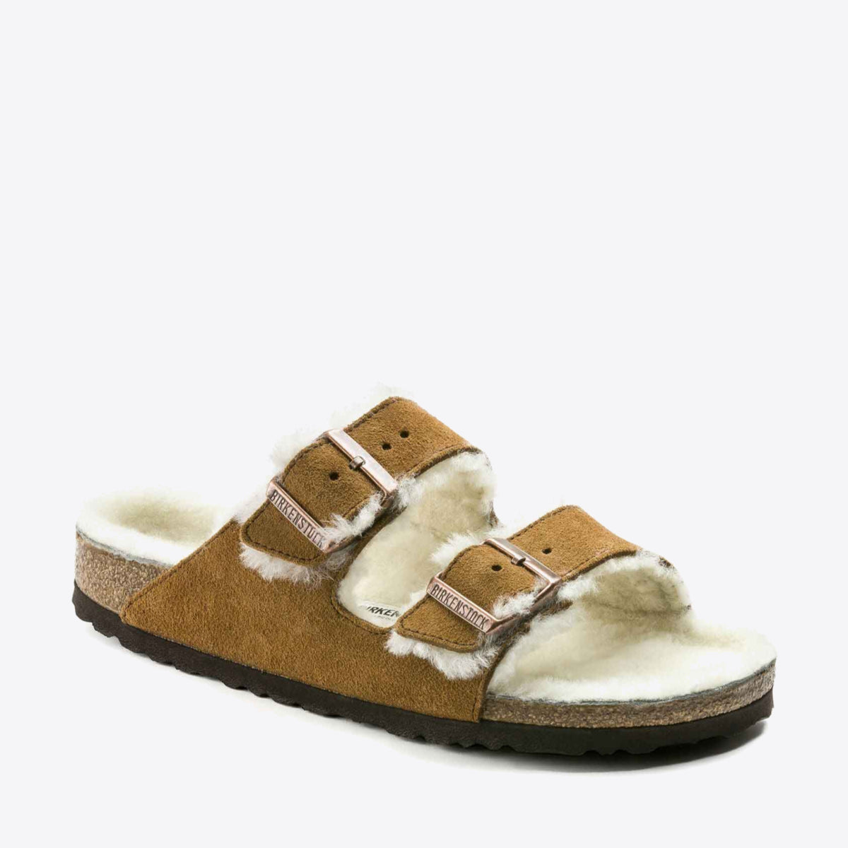 BIRKENSTOCK Arizona Shearling - Women's Mink - Image 6