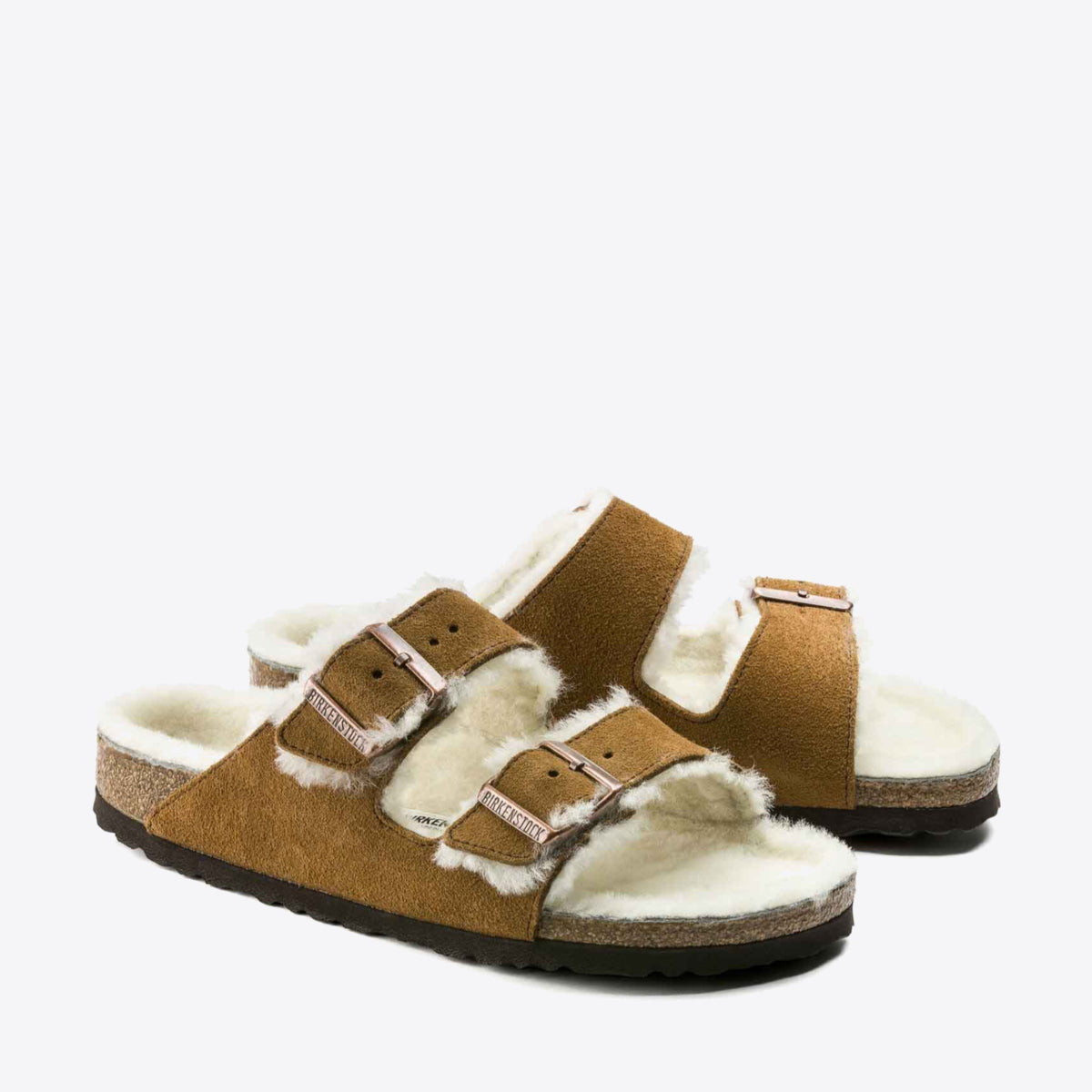 BIRKENSTOCK Arizona Shearling - Women's Mink - Image 7