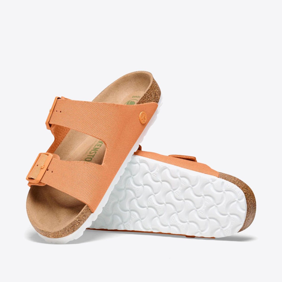 BIRKENSTOCK Arizona Vegan Canvas - Women's Papaya - Image 5