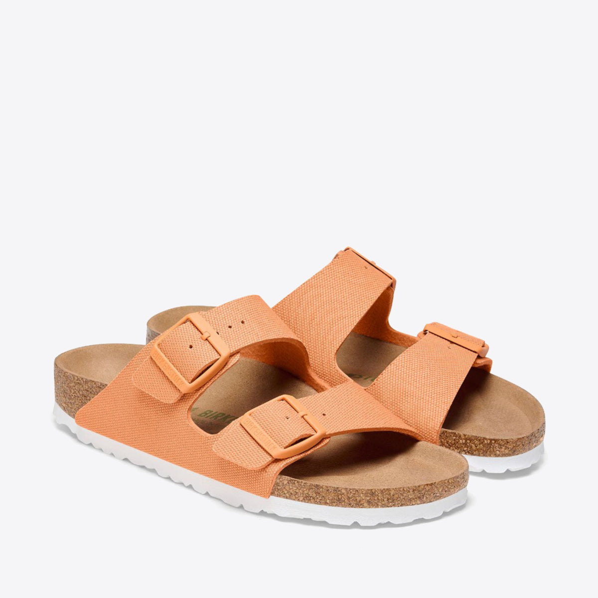 BIRKENSTOCK Arizona Vegan Canvas - Women's Papaya - Image 6