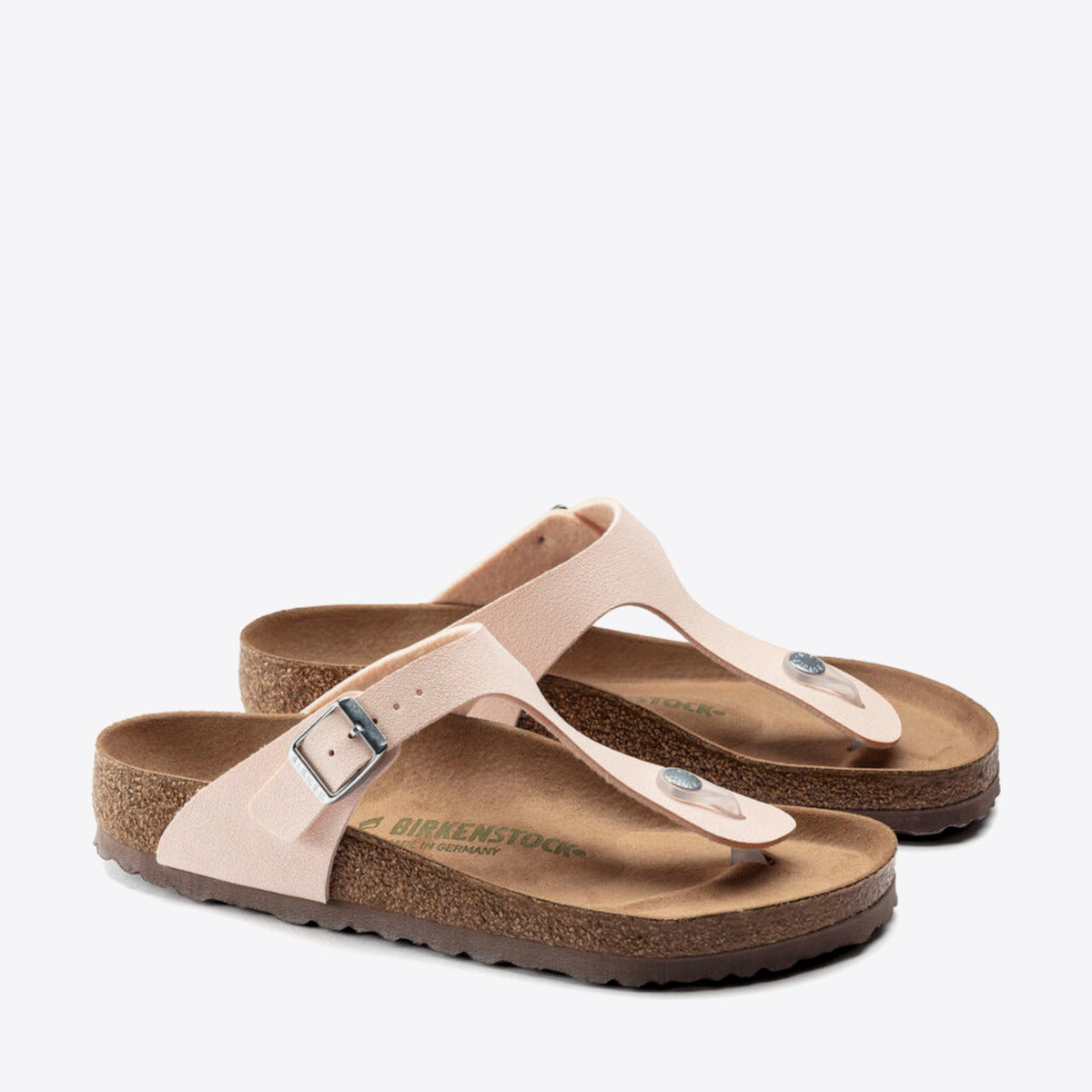 BIRKENSTOCK Gizeh Birkibuc Earthy Vegan - Women's Light Rose - Image 9