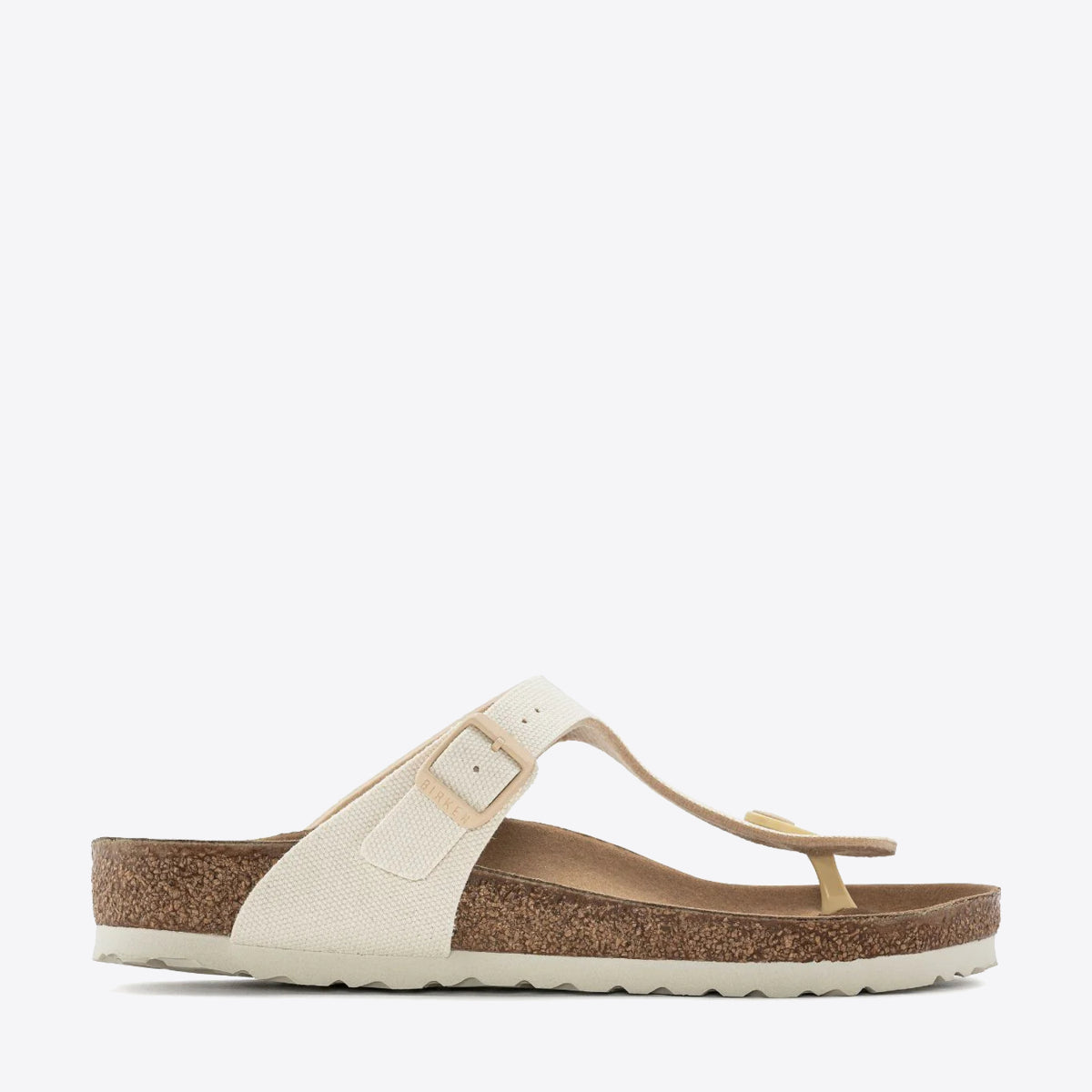 BIRKENSTOCK Gizeh Canvas - Women's Eggshell - Image 1