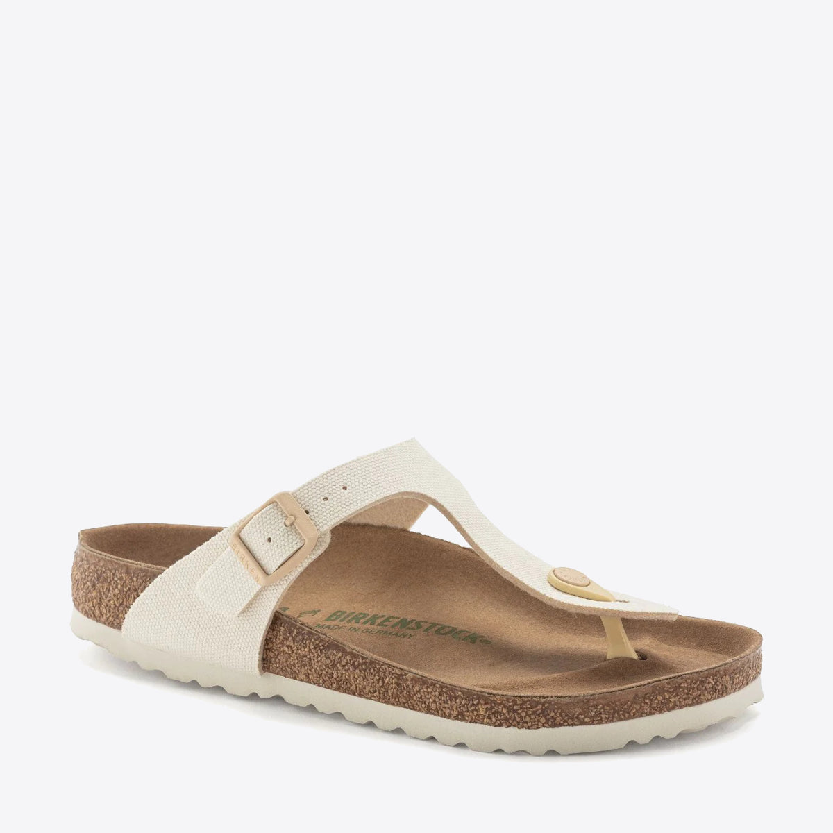 BIRKENSTOCK Gizeh Canvas - Women's Eggshell - Image 3