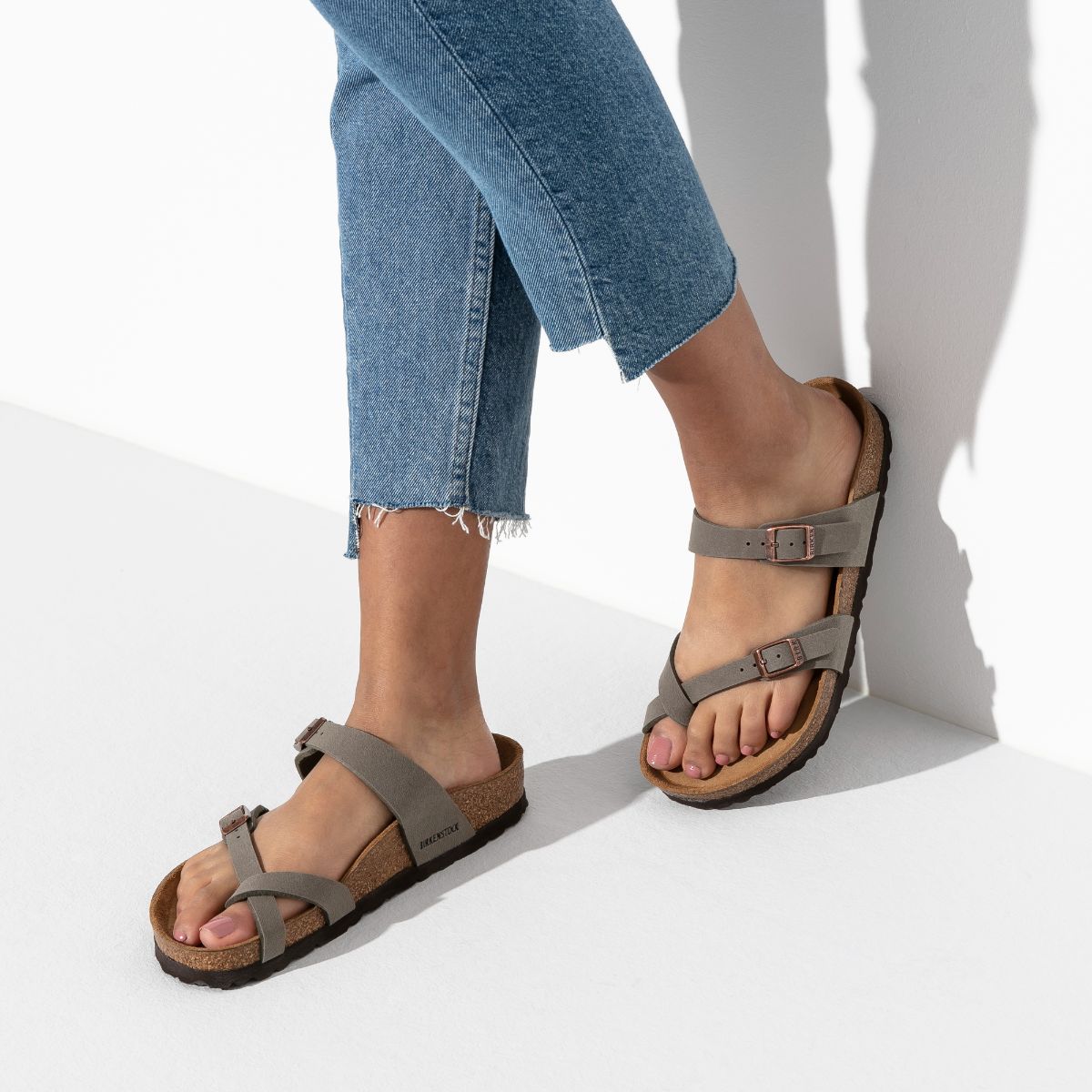 Buy BIRKENSTOCK Mayari Birkibuc Women s Stone Online Pat