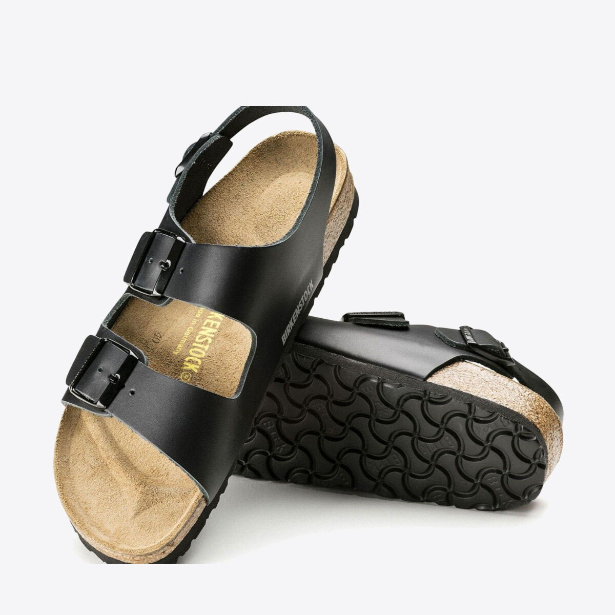 BIRKENSTOCK Milano Smooth Leather - Unisex Black - Image 4