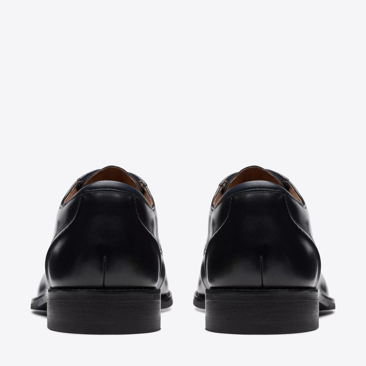 CLARKS Mens Craft Arlo Lace Black Leather - Image 5