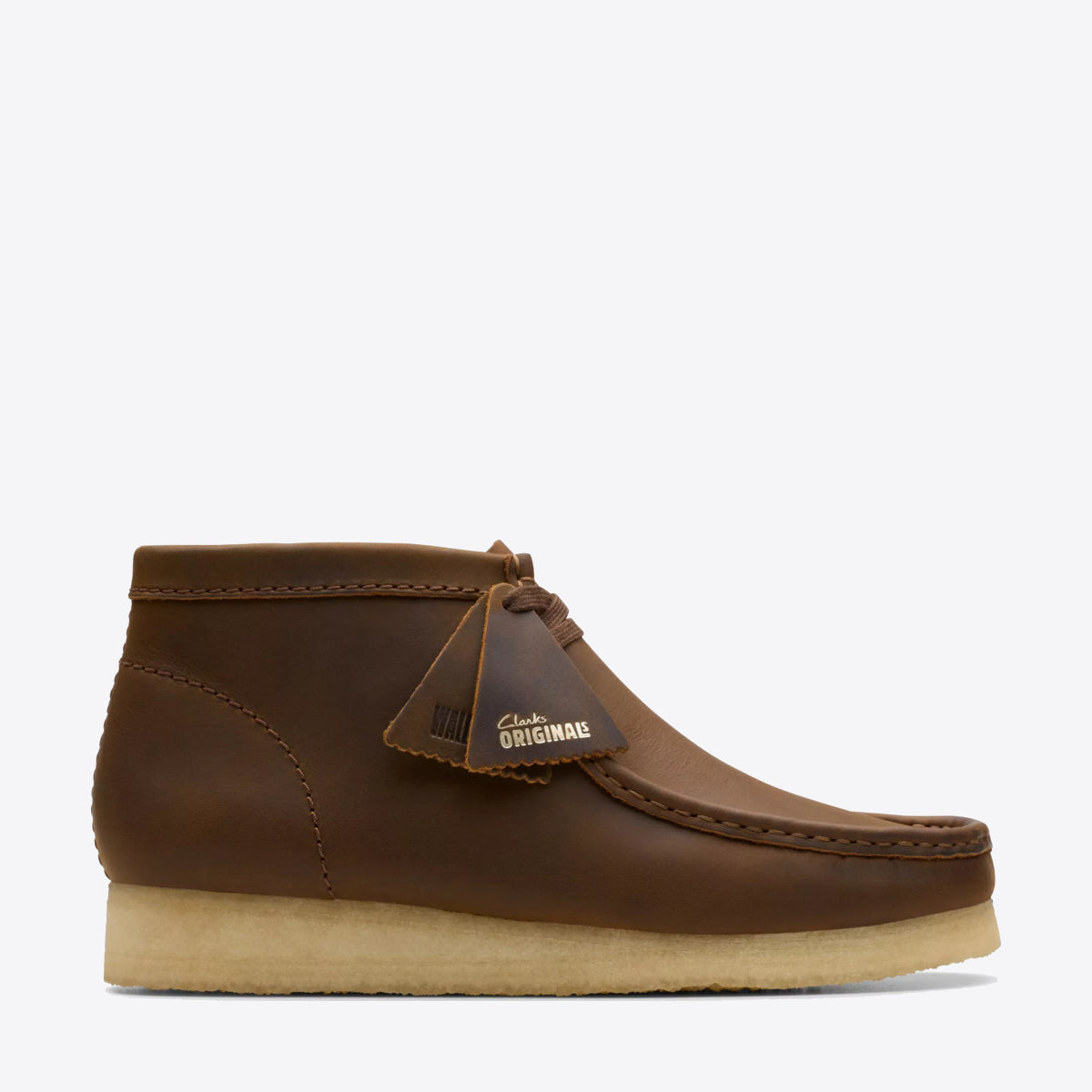 CLARKS Wallabee Boot Leather Beeswax - Image 1
