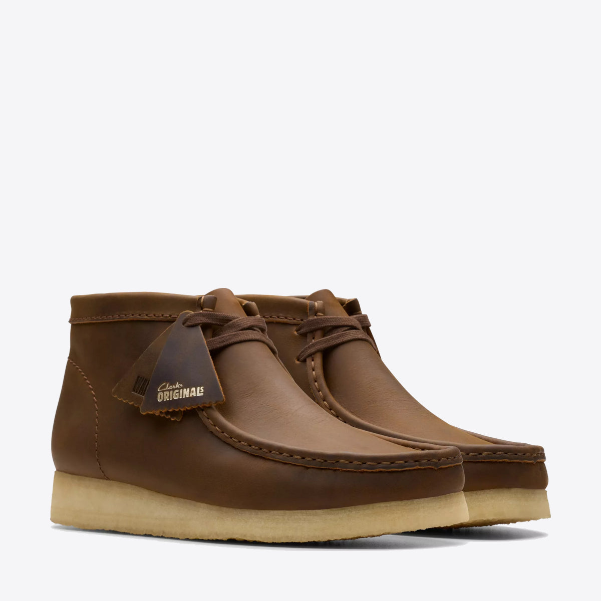 CLARKS Wallabee Boot Leather Beeswax - Image 4