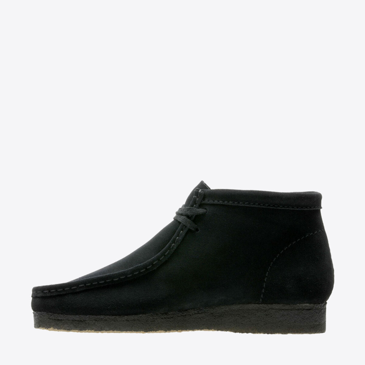 CLARKS Wallabee Boot Suede Black - Image 5