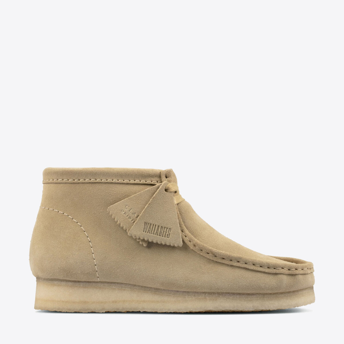 CLARKS Wallabee Boot Suede Maple - Image 1