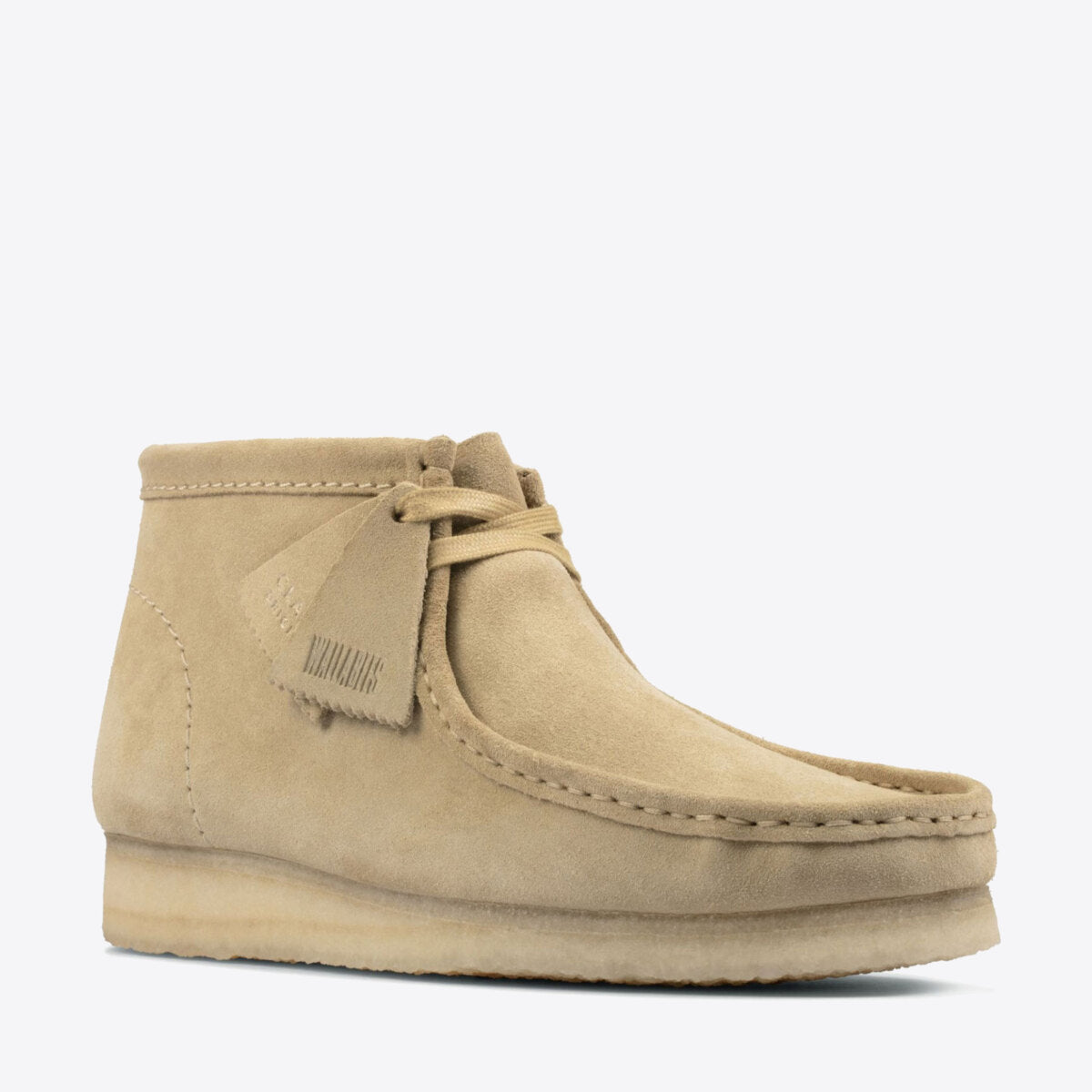 CLARKS Wallabee Boot Suede Maple - Image 2