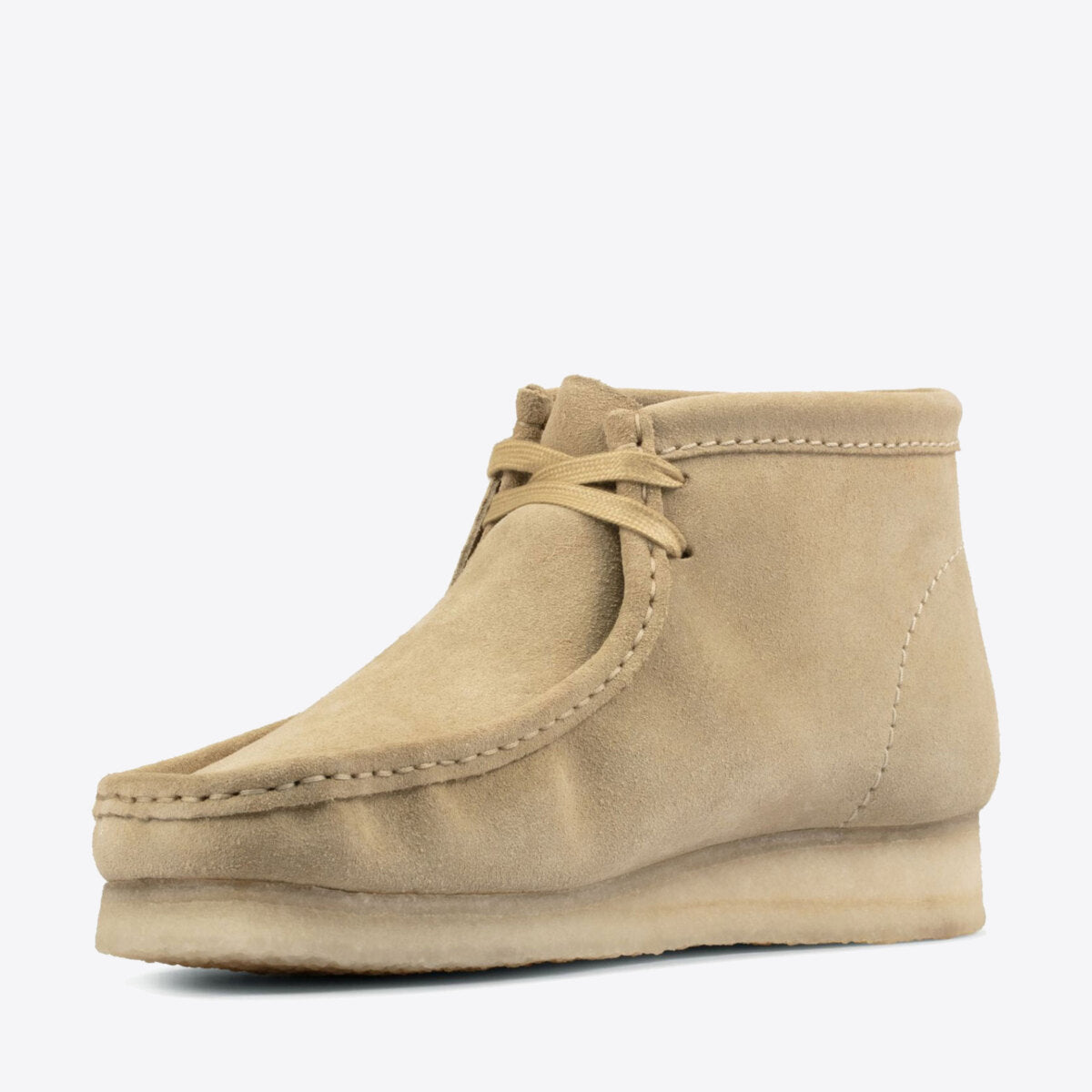CLARKS Wallabee Boot Suede Maple - Image 4