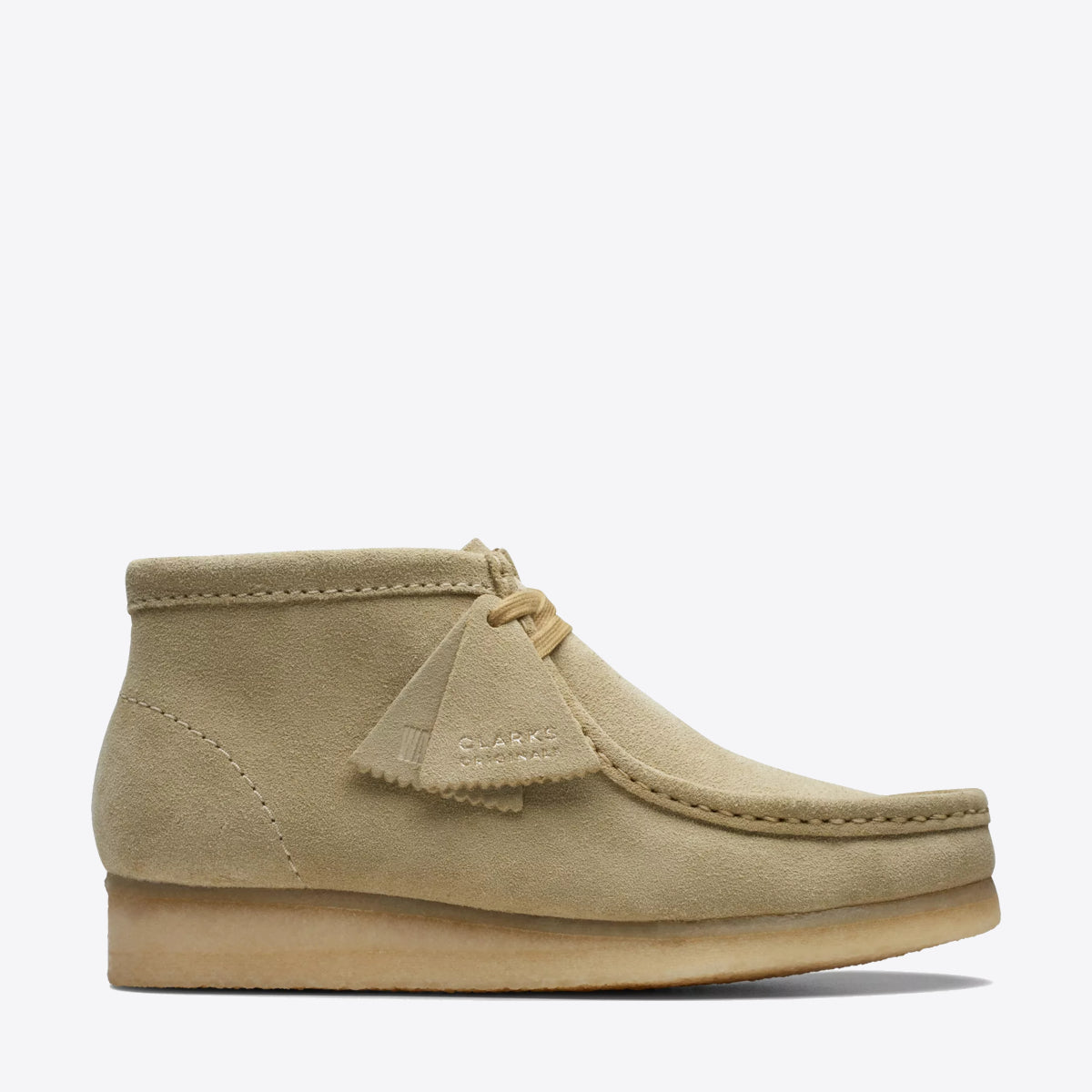 CLARKS Wallabee Boot Suede W Maple - Image 1