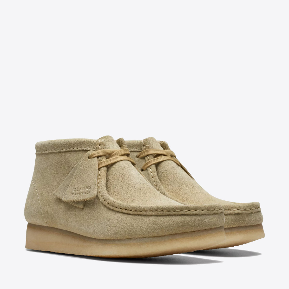 CLARKS Wallabee Boot Suede W Maple - Image 4