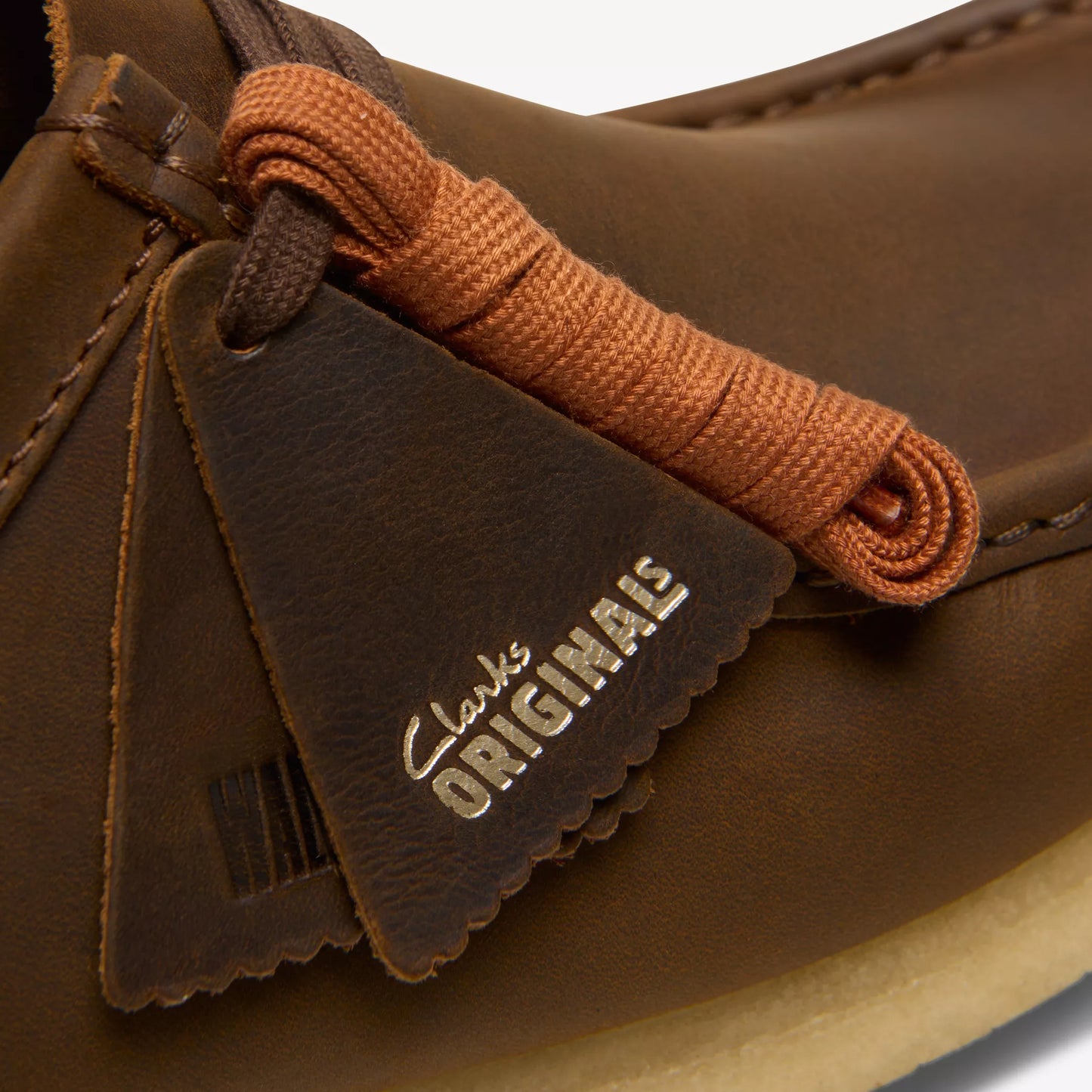CLARKS Wallabee Shoe Suede Beeswax - Image 7