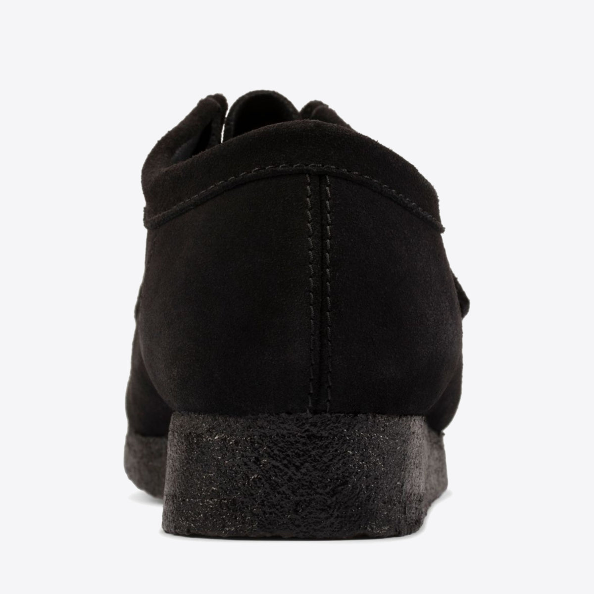 CLARKS Wallabee Shoe Suede Black - Image 6