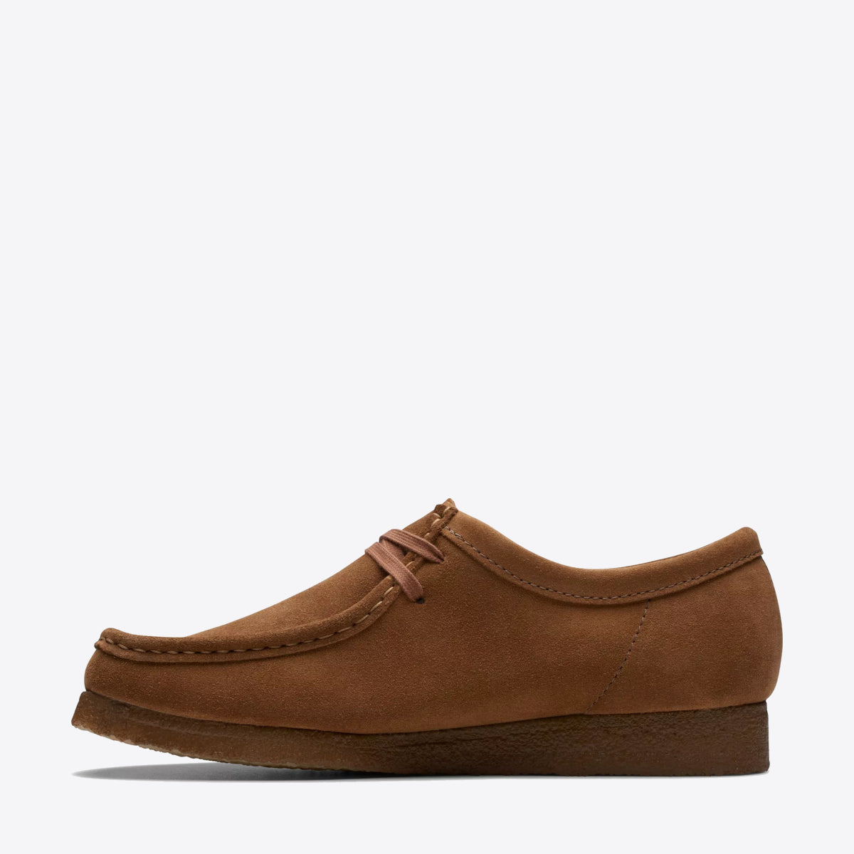 CLARKS Wallabee Shoe Suede Cola - Image 2