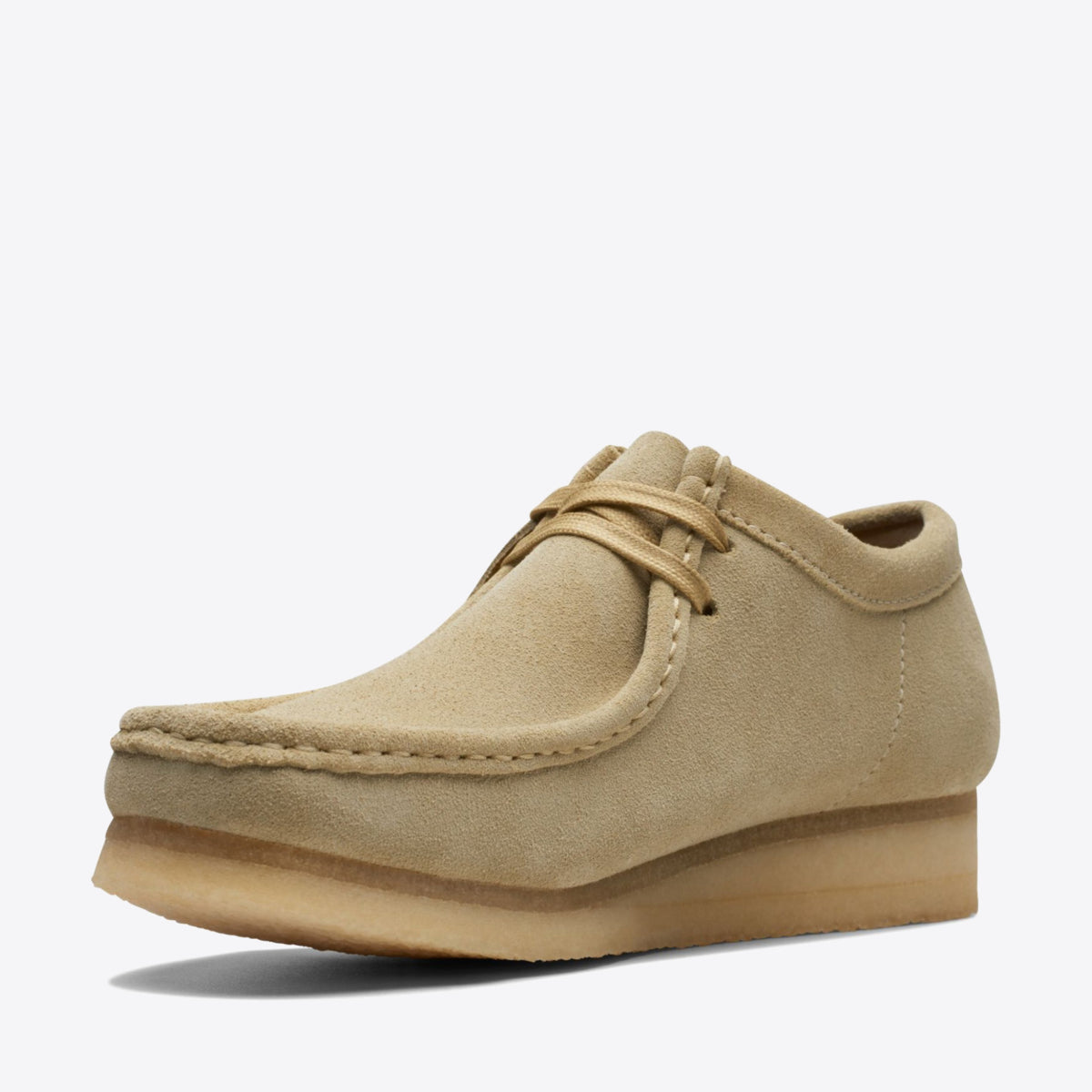 CLARKS Wallabee Shoe Suede Maple - Image 4