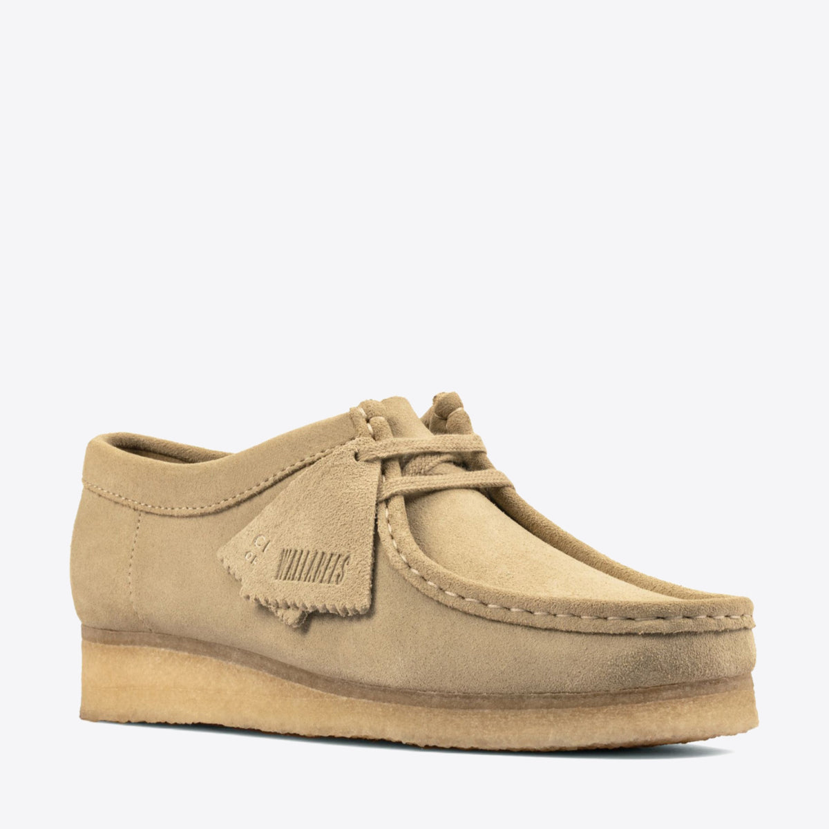 CLARKS Wallabee Shoe Suede W Maple - Image 2