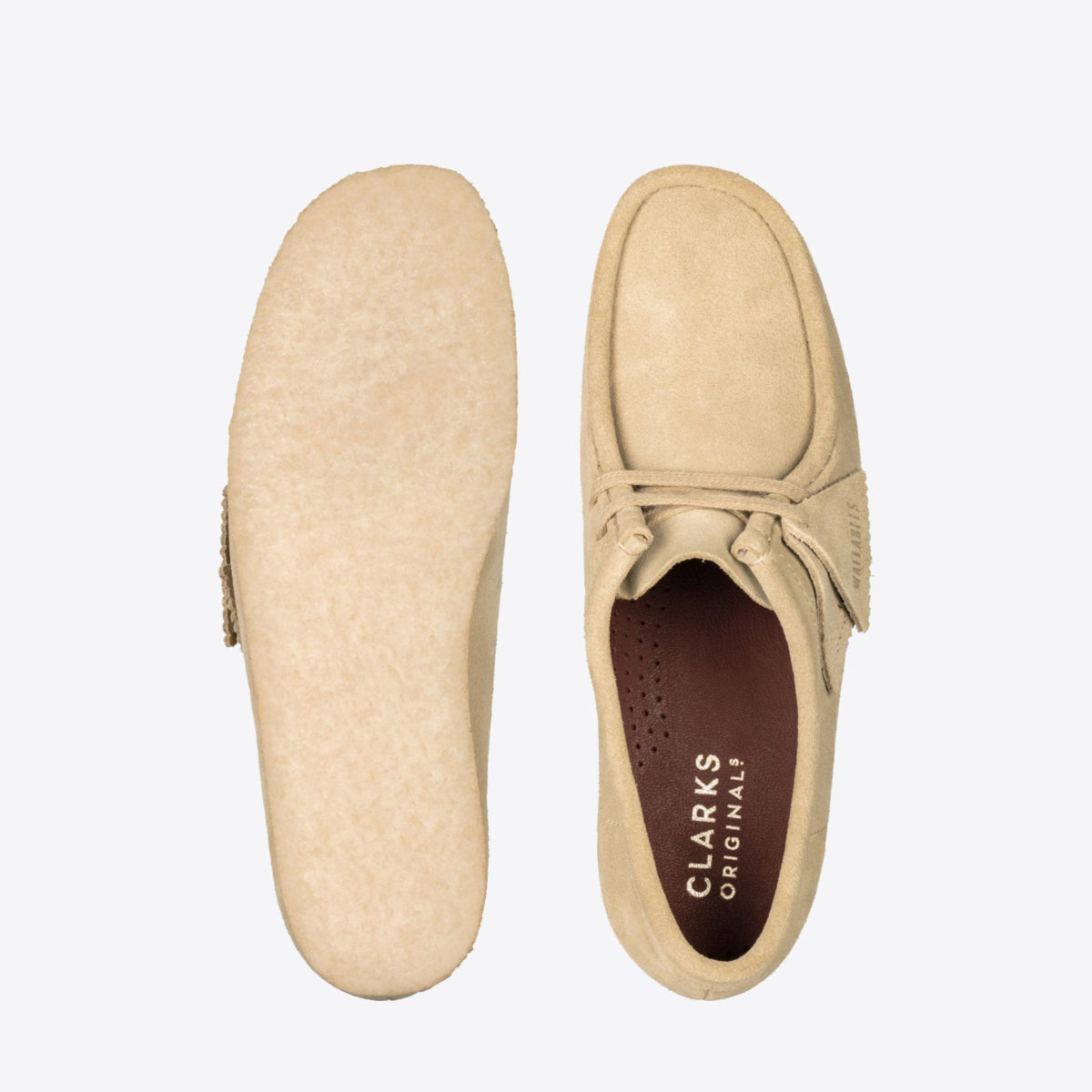 CLARKS Wallabee Shoe Suede W Maple - Image 7