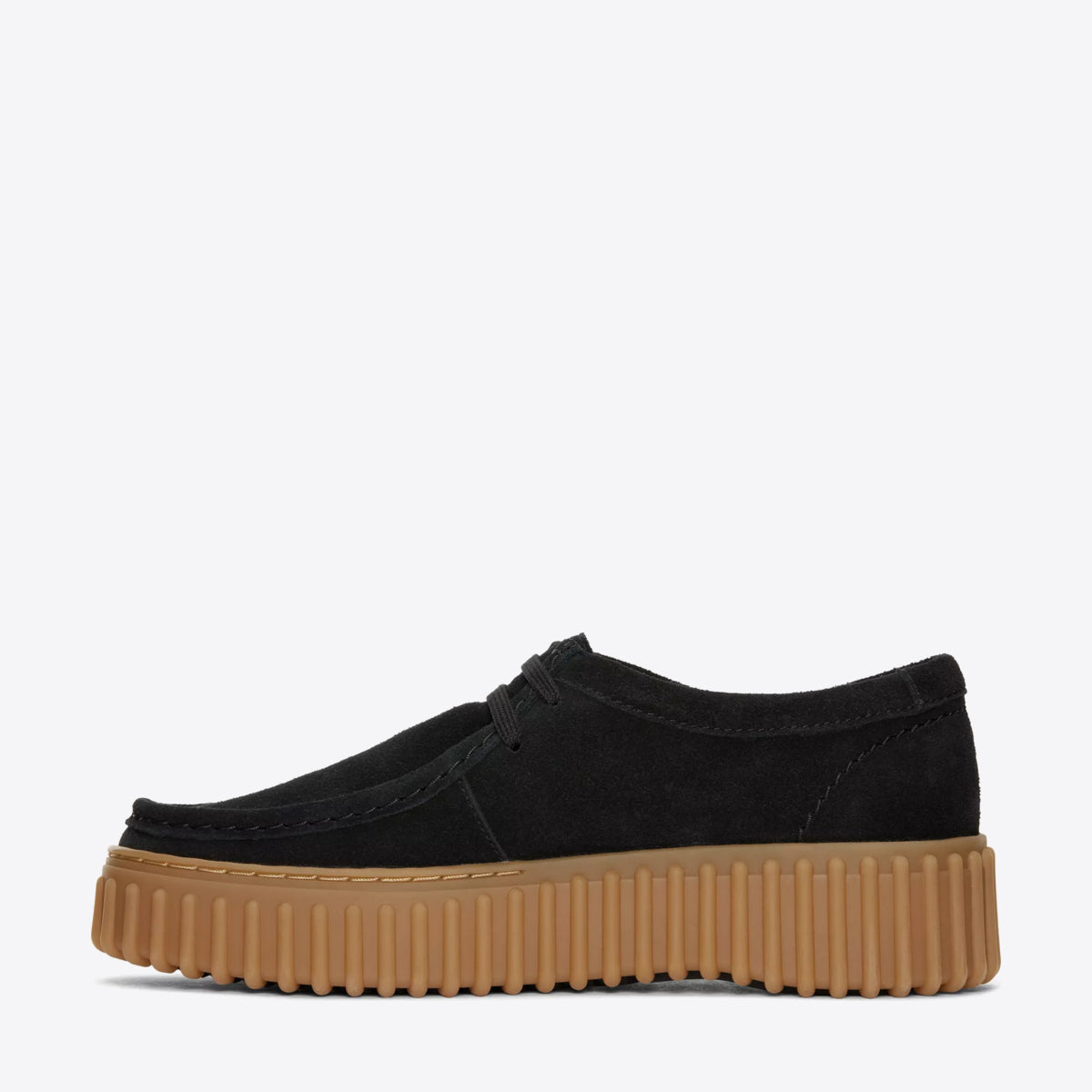 CLARKS Womens Torhill Bee Black Suede - Image 2