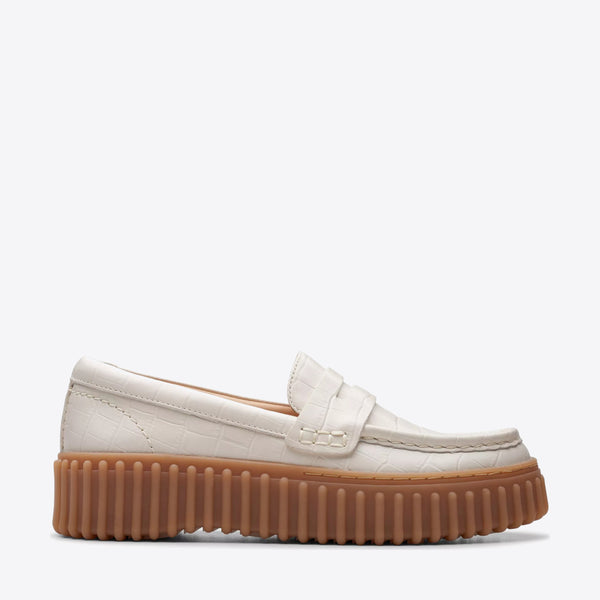 Buy CLARKS Womens Torhill Penny Cream Interest Online Pat Menzies