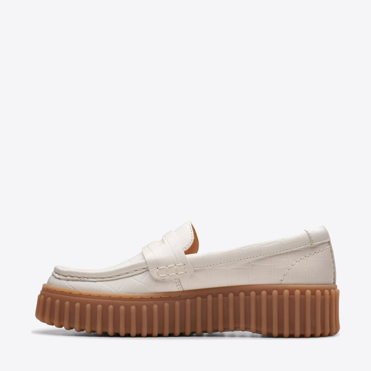 Buy CLARKS Womens Torhill Penny Cream Interest Online Pat Menzies