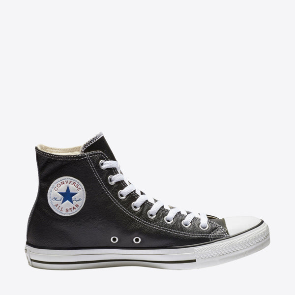 Chuck taylor all star leather high top black new arrivals