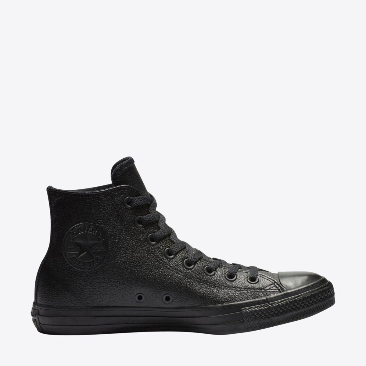 CONVERSE Chuck Taylor All Star Leather High Black Mono - Image 2