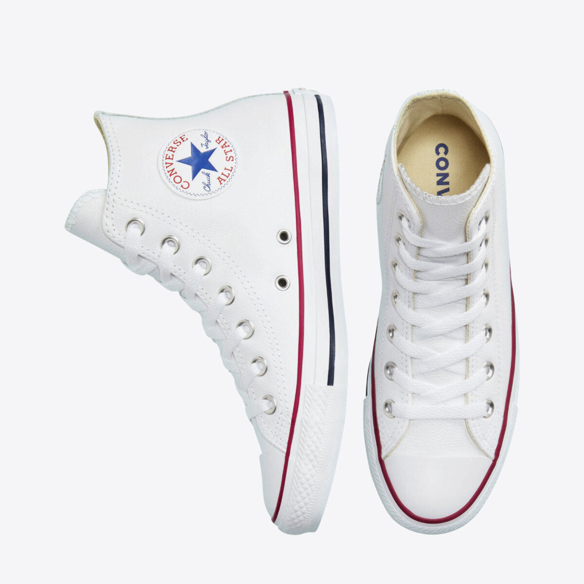 CONVERSE Chuck Taylor All Star Leather High White - Image 4