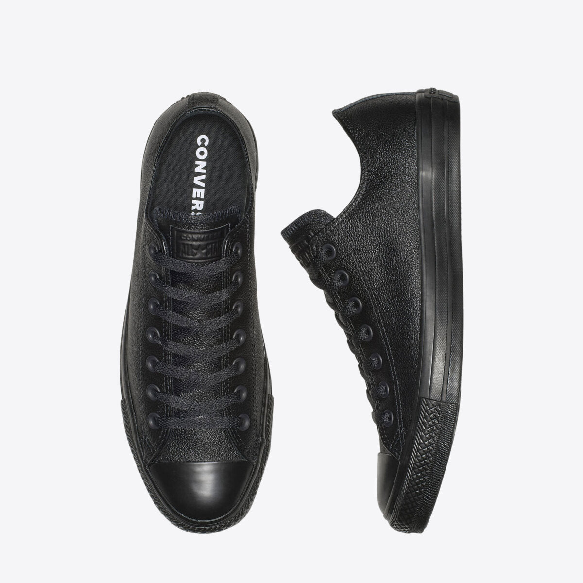 CONVERSE Chuck Taylor All Star Leather Low Black Mono - Image 4