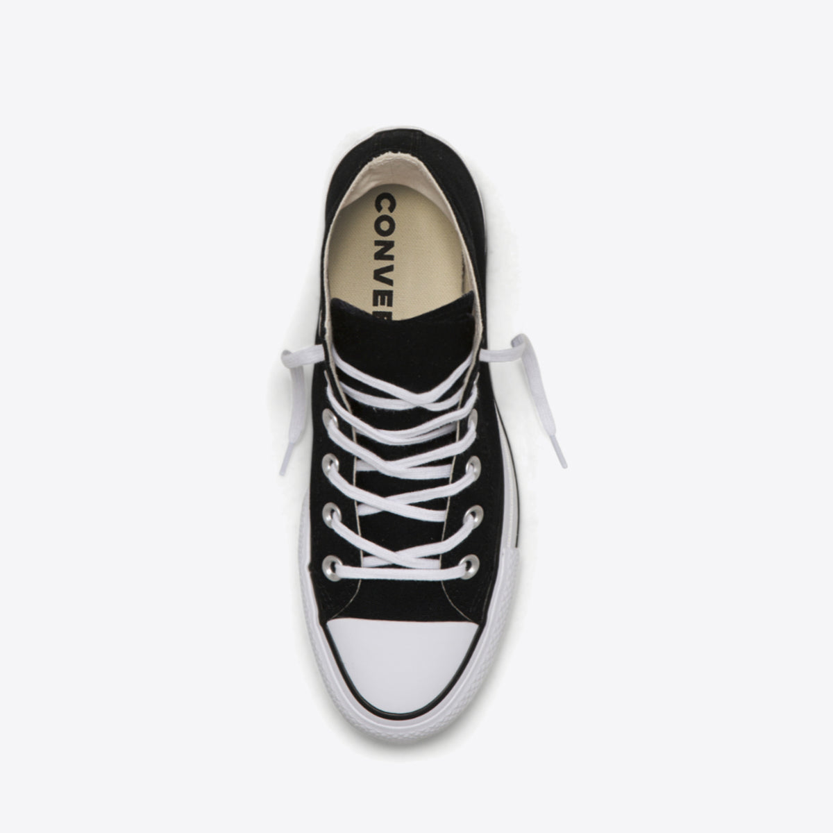 CONVERSE Chuck Taylor Lift Canvas High Black-White - Image 3