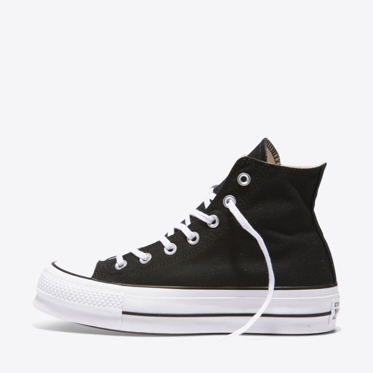 CONVERSE Chuck Taylor Lift Canvas High Black-White - Image 6