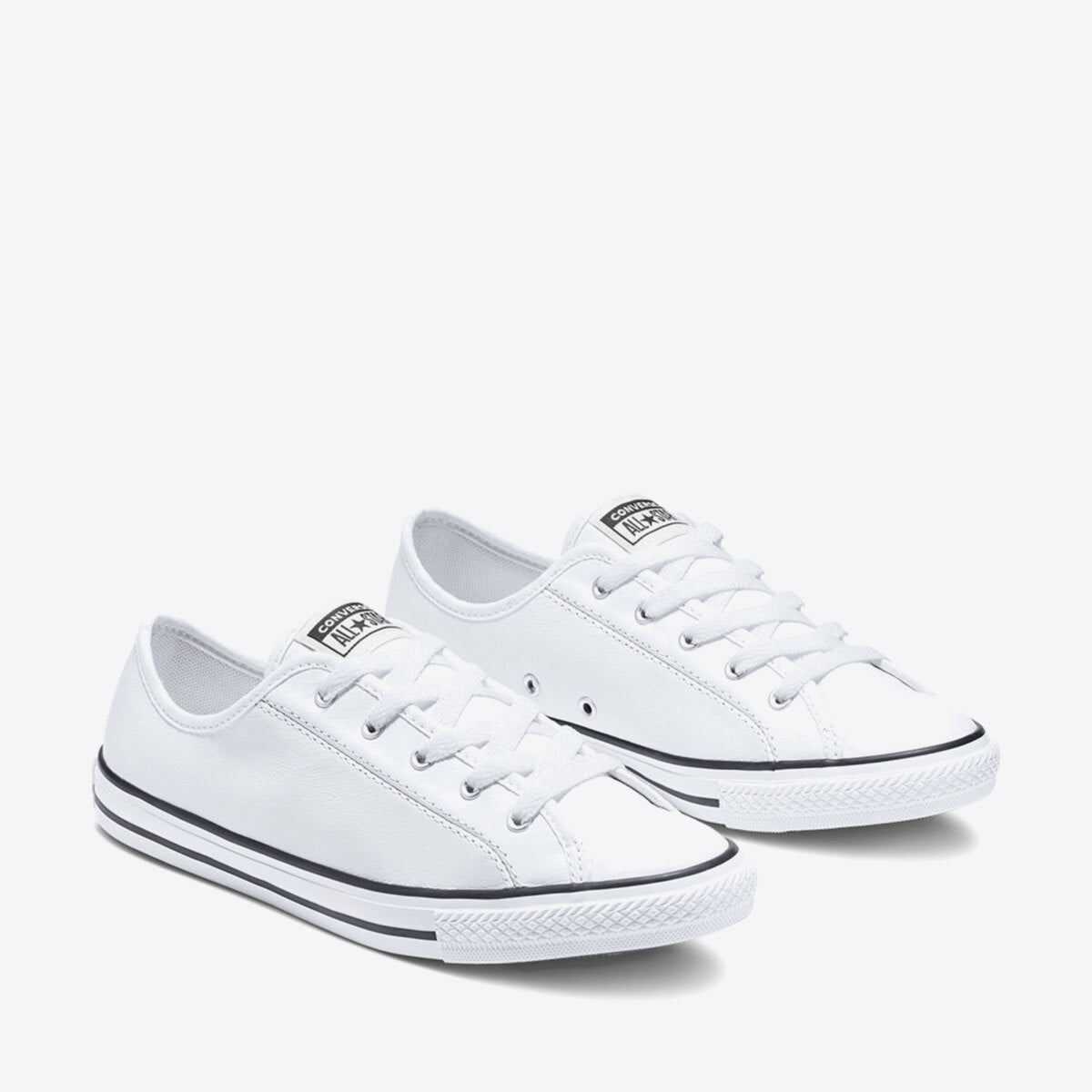 CONVERSE Dainty 2.0 Leather Low White - Image 3