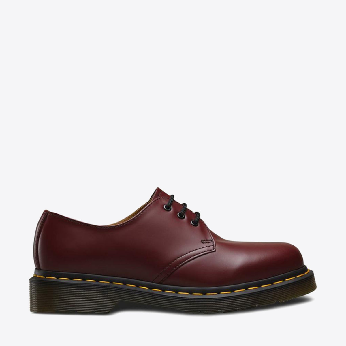 DR MARTENS 1461 Smooth 3 Eye Shoe Cherry Red - Image 2