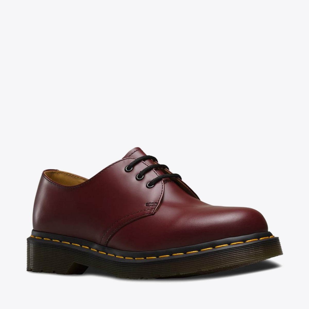 DR MARTENS 1461 Smooth 3 Eye Shoe Cherry Red - Image 8