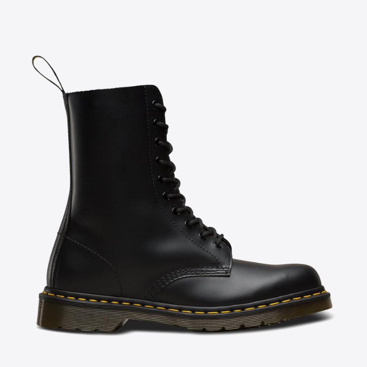 DR MARTENS 1490 Smooth 10-Eye Boot Black - Image 1