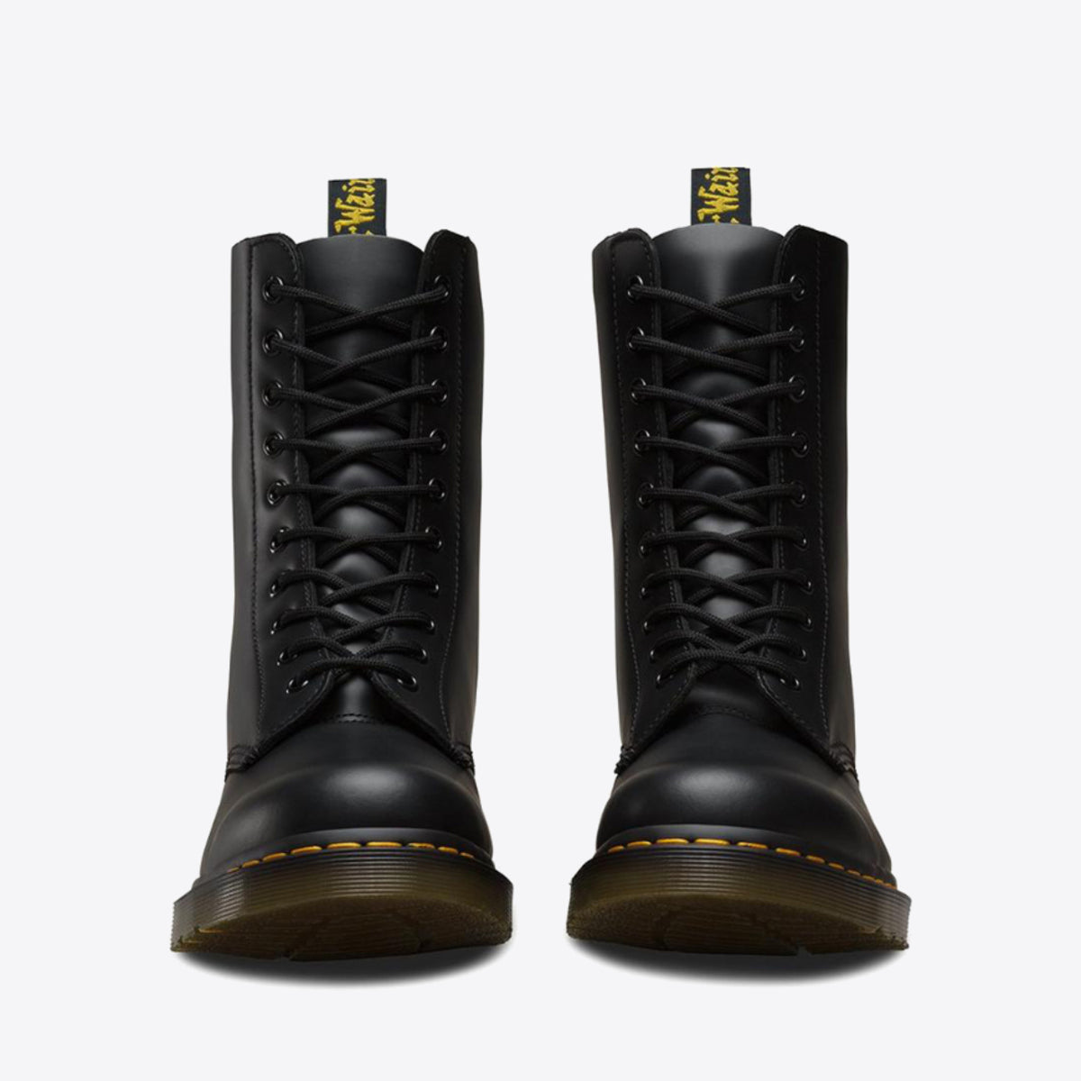 DR MARTENS 1490 Smooth 10-Eye Boot Black - Image 3