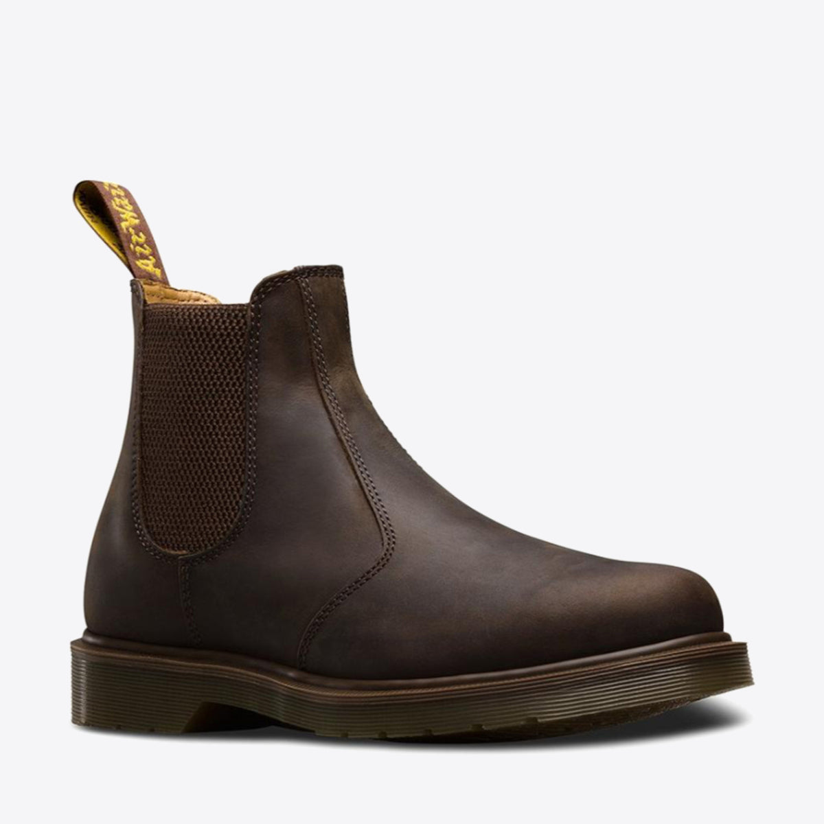 DR MARTENS 2976 Crazy Horse Chelsea Boot Brown - Image 4
