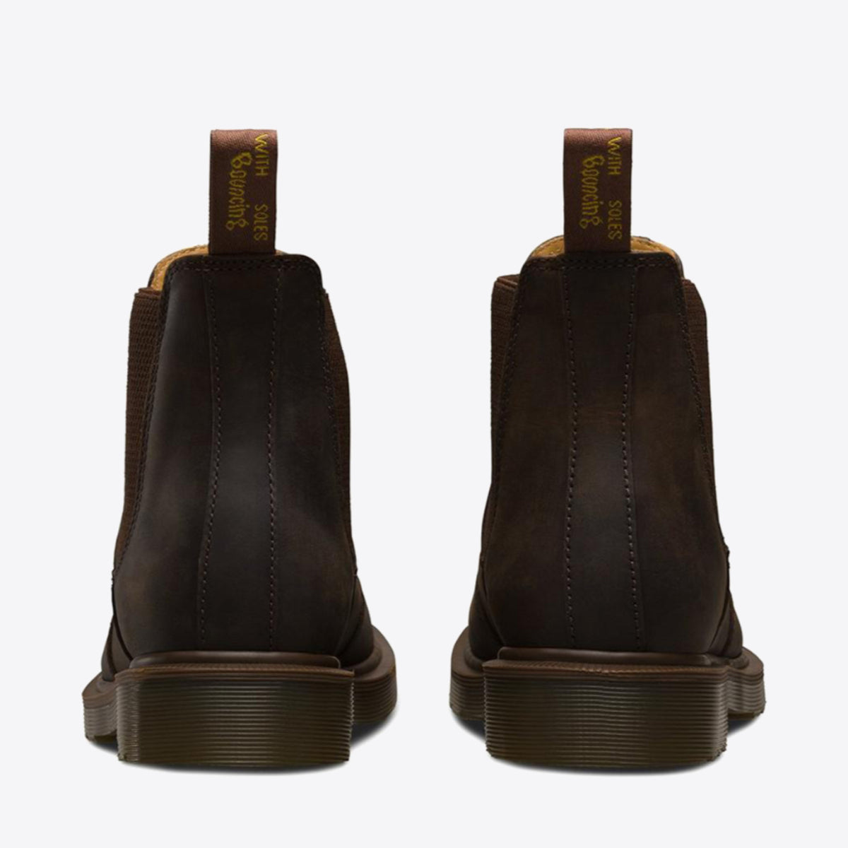 DR MARTENS 2976 Crazy Horse Chelsea Boot Brown - Image 8