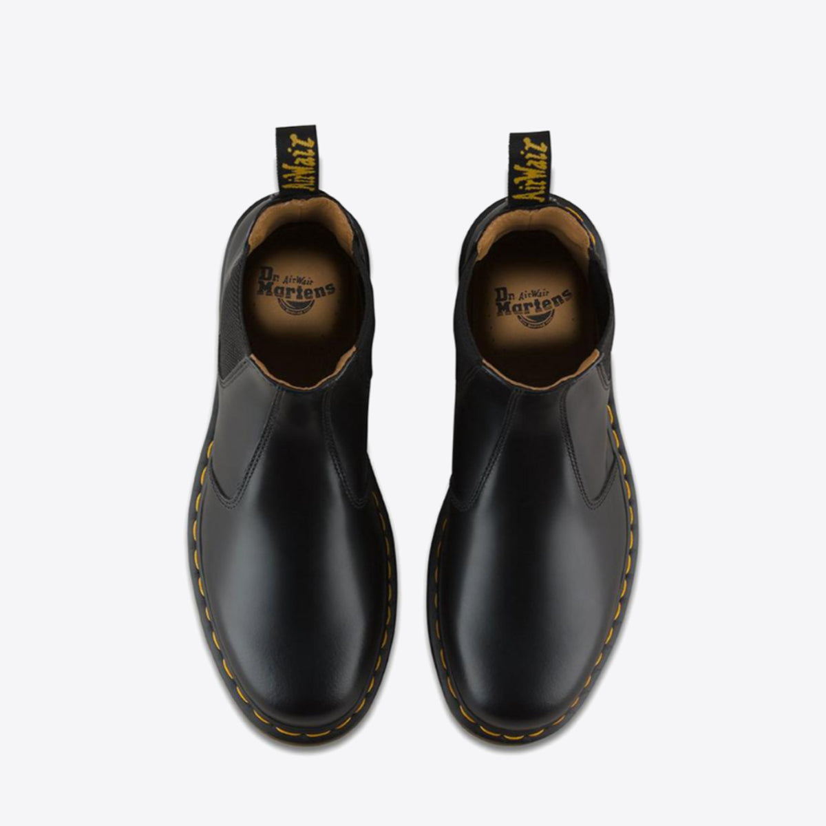 Yellow Stitching Buy DR MARTENS 2976 Yellow Stitch Chelsea Boot - Black Smooth | Online ...