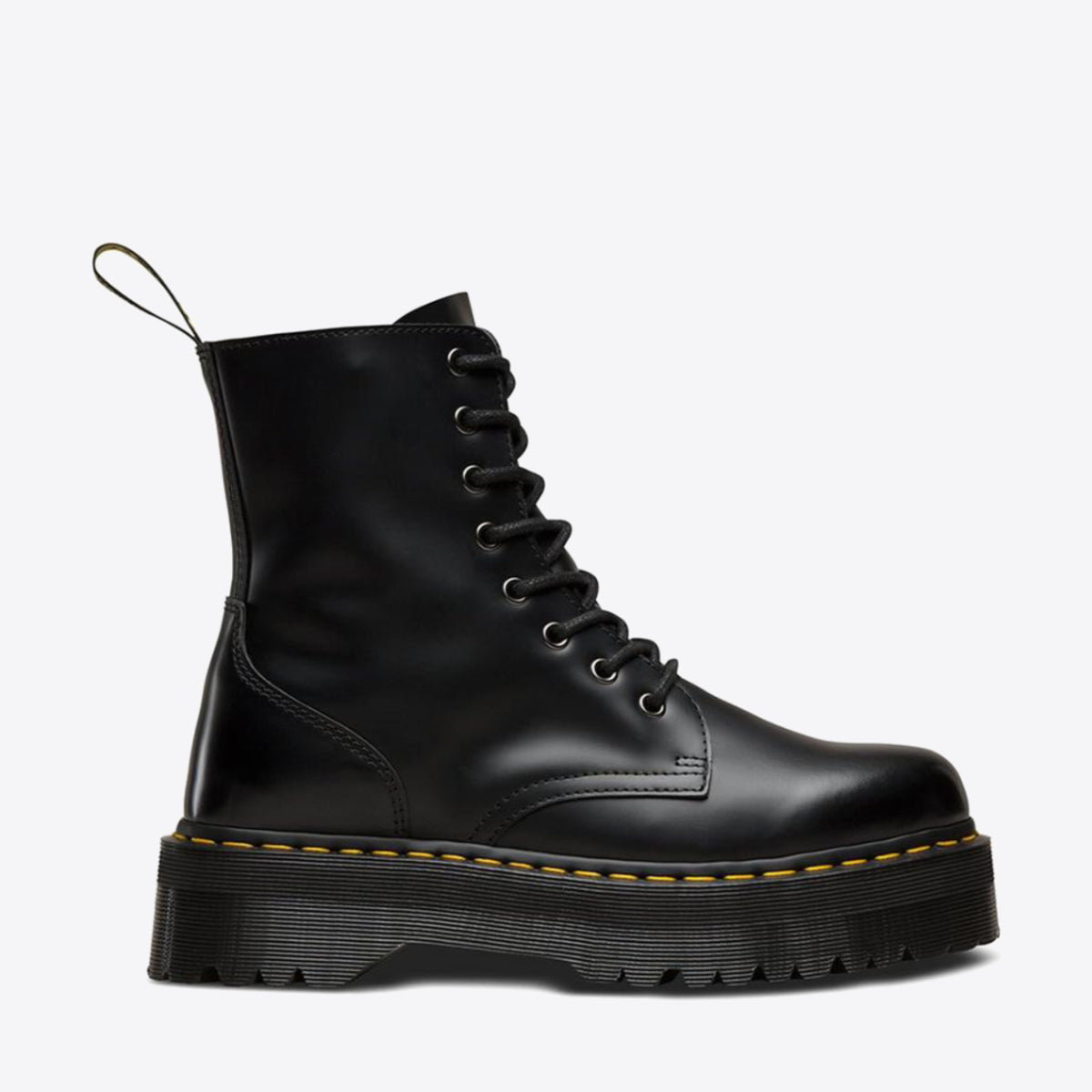 DR MARTENS Jadon 8-Eye Boot Black Polished Smooth - Image 2