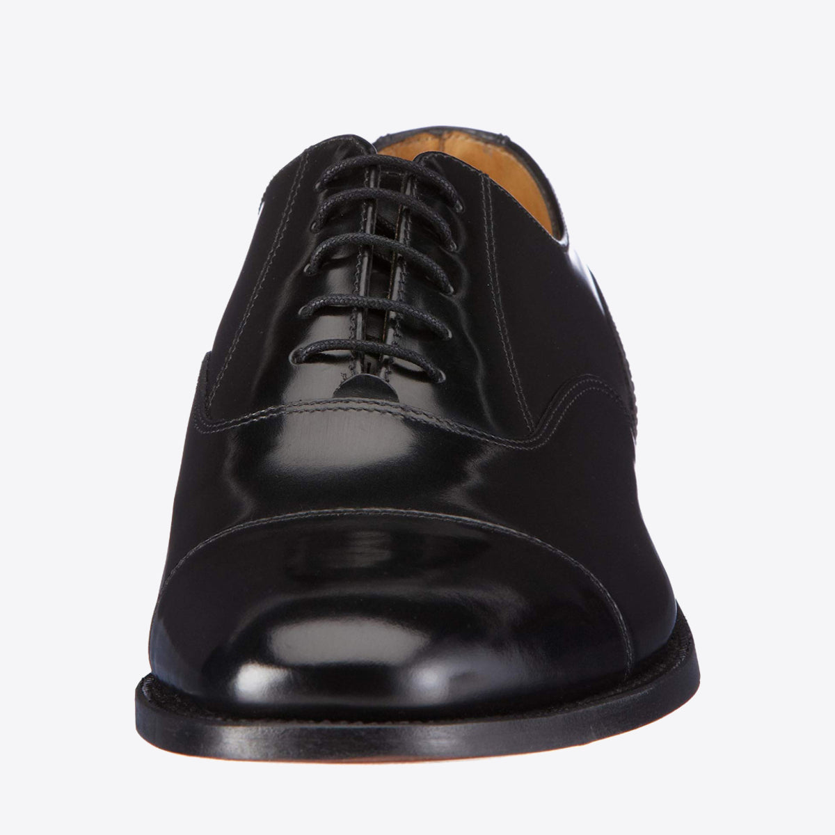 LOAKE 200B Toe Cap Lace Black Leather - Image 11