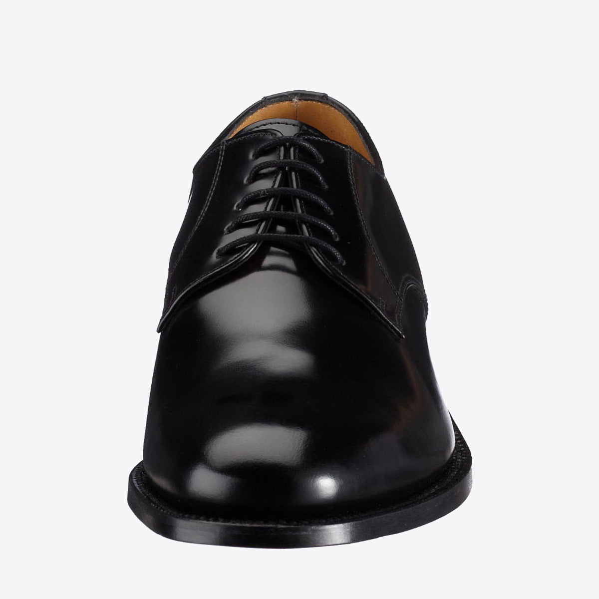 LOAKE 205B Plain Lace Black Leather - Image 3
