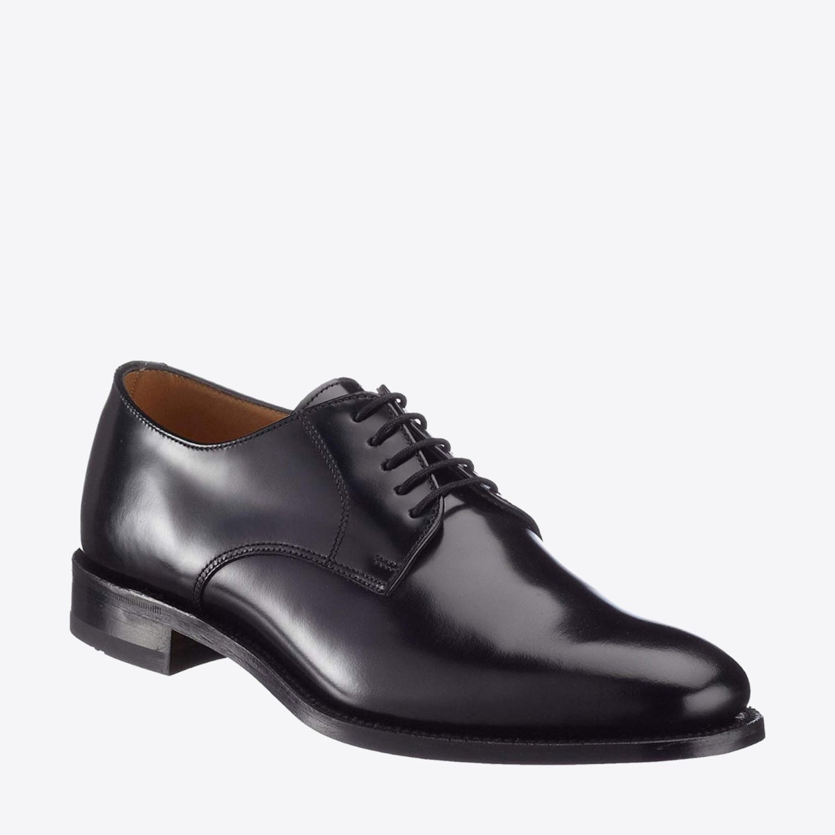 LOAKE 205B Plain Lace Black Leather - Image 8
